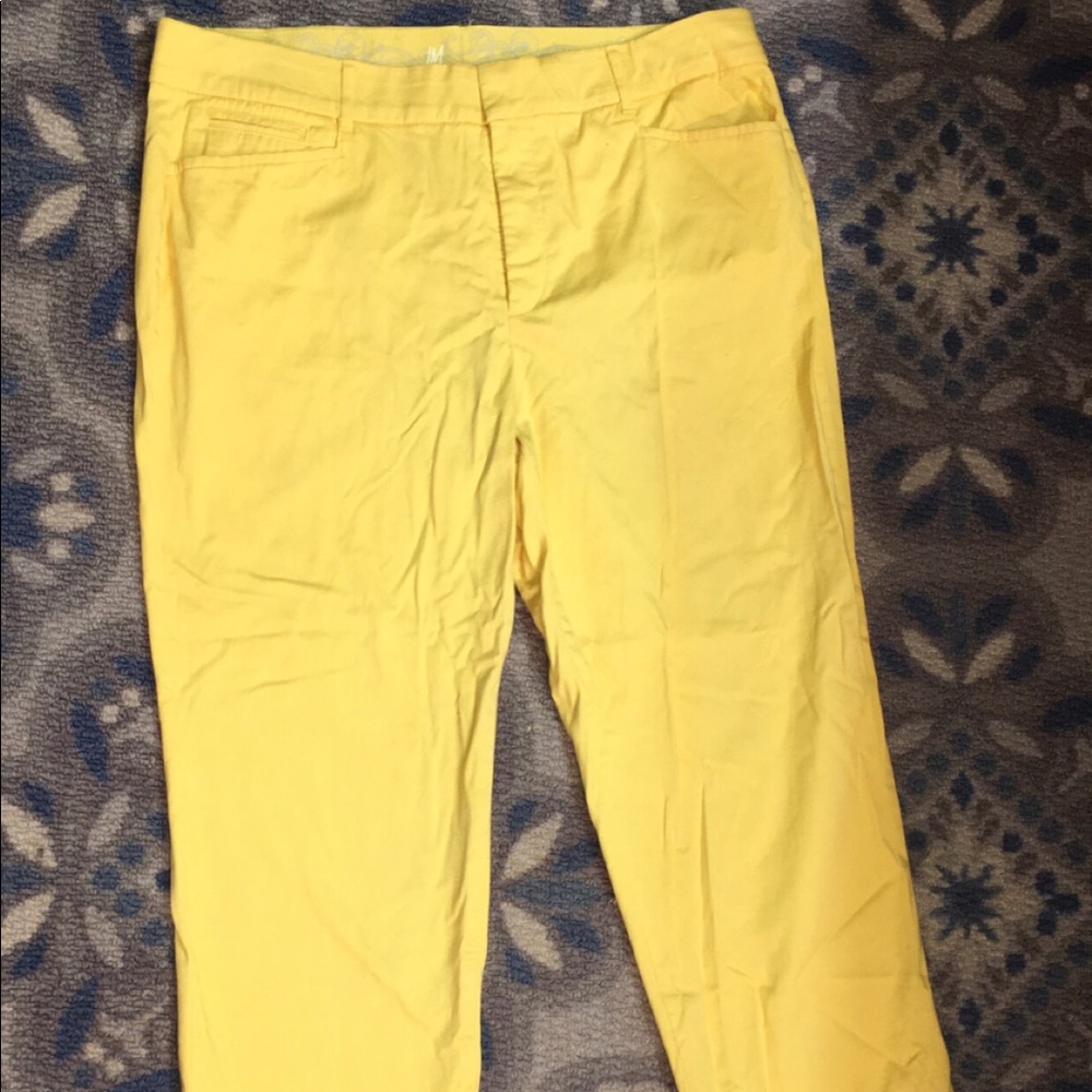 JM Collection yellow slacks